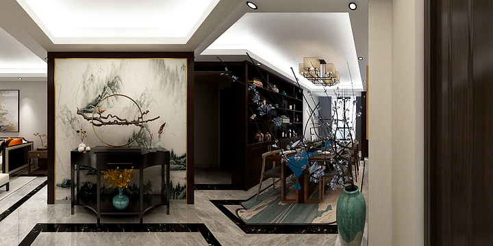 石工0393-兴盛苑6-1-302-Model-装修设计方案