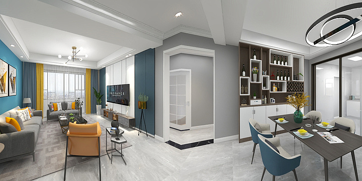 岚山设计-四季江南-装修设计方案