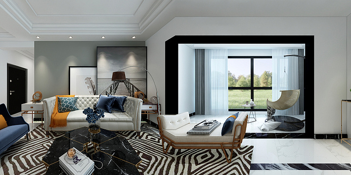 婲椰-紫云台D户型-装修设计方案