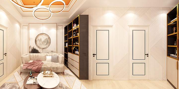 设计师郭晓芳-美容院厅-装修设计方案