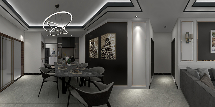 全屋设计AAA-常青腾雅居 平面图A-装修设计方案