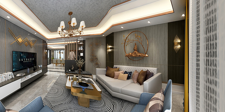 兰考鼎尚装饰-望湖二兵户型-装修设计方案