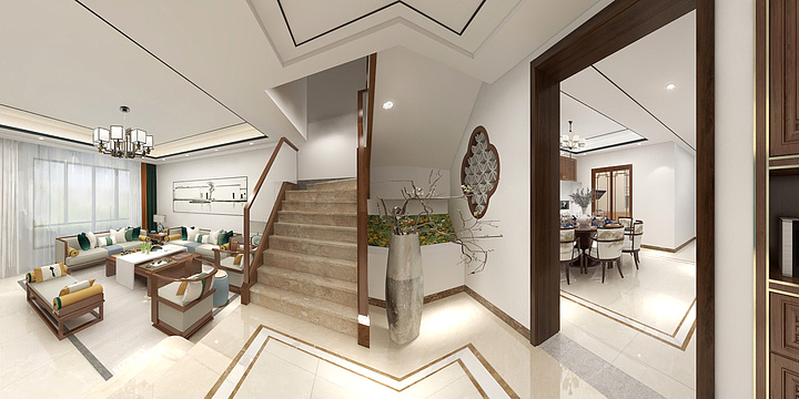 Jerome_wong-一层-装修设计方案