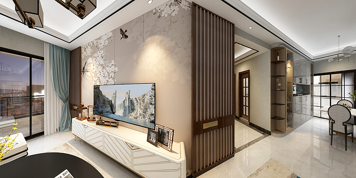 雪无痕616-港行华庭4-1202王老师雅居（轻奢）-装修设计方案