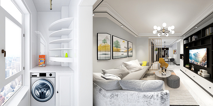 小齐呀-恆茂城46-2-2302（x）-装修设计方案