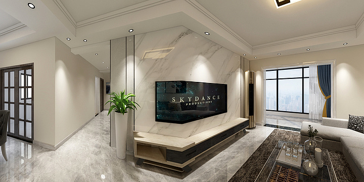 寒琳-九龙湾效果图-装修设计方案