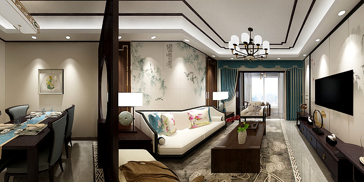 石桥-奥达文景观园130-装修设计方案