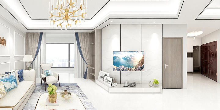 美汇居装饰姜涛-东郡27-803-装修设计方案