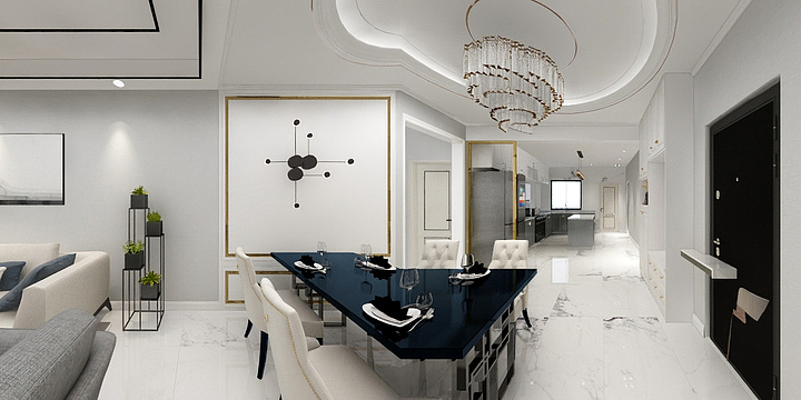 鼎尚装饰设计123-福润春城主任-装修设计方案