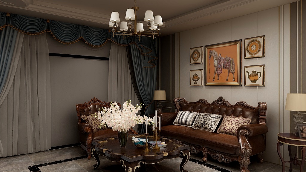 三木、-巴洛克-装修设计方案