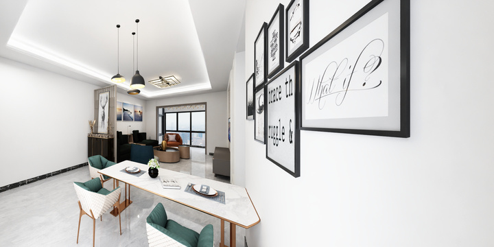 新匠室内设计工作室-高尔夫小镇91.7-装修设计方案