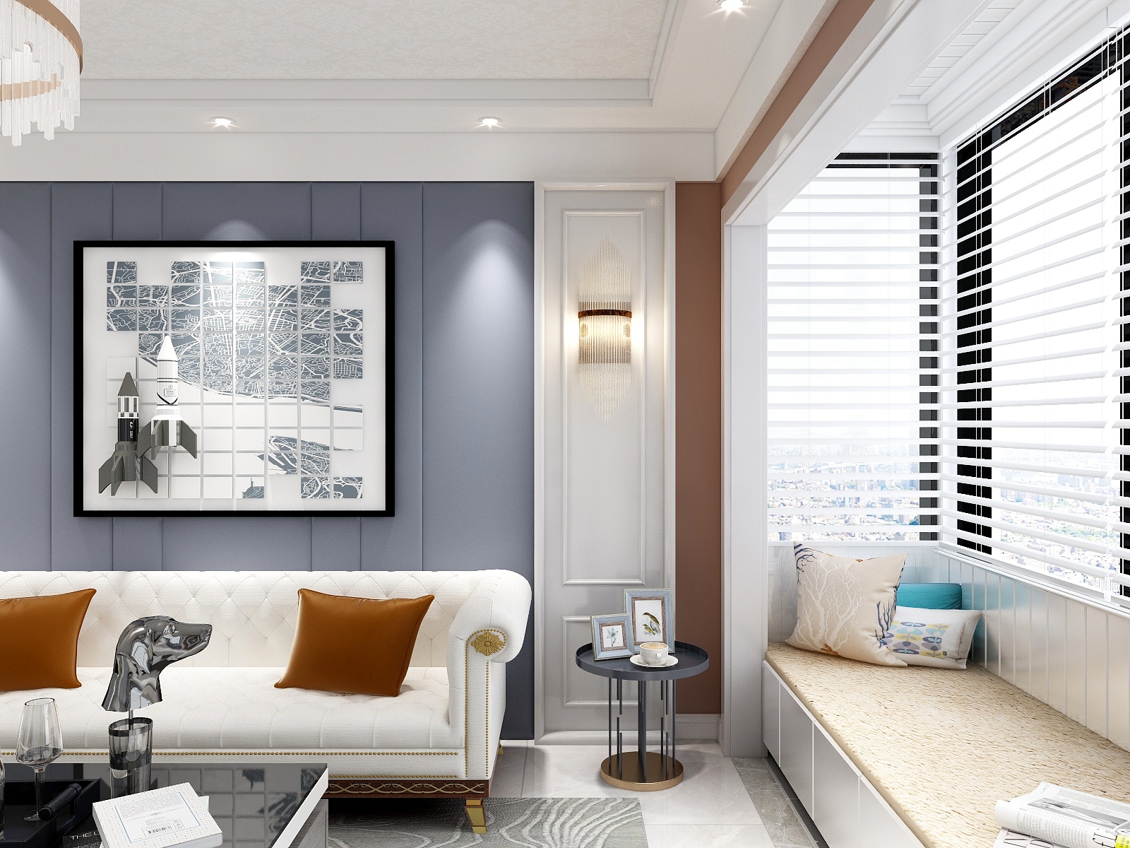 碧雪吟香-100平-现代简欧混搭-装修设计方案