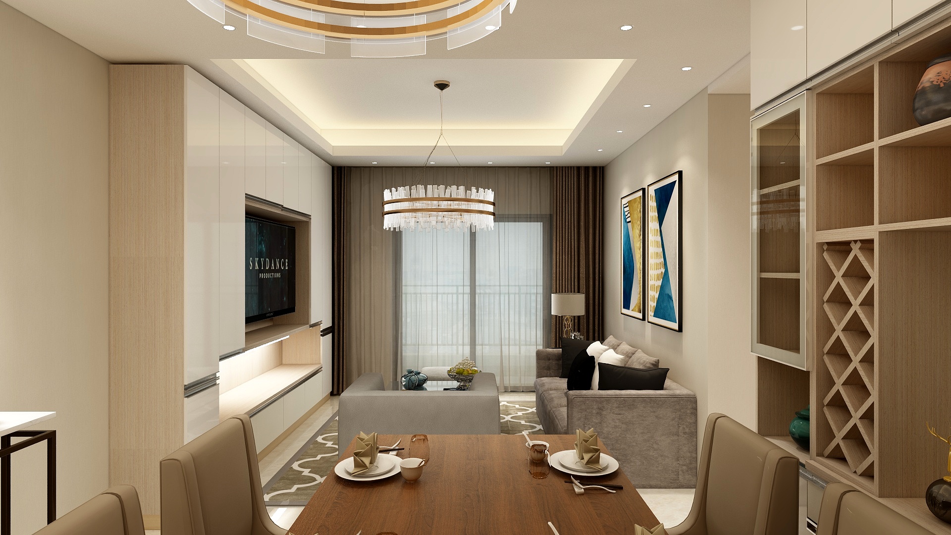 佰云边-中建大公馆a1-装修设计方案