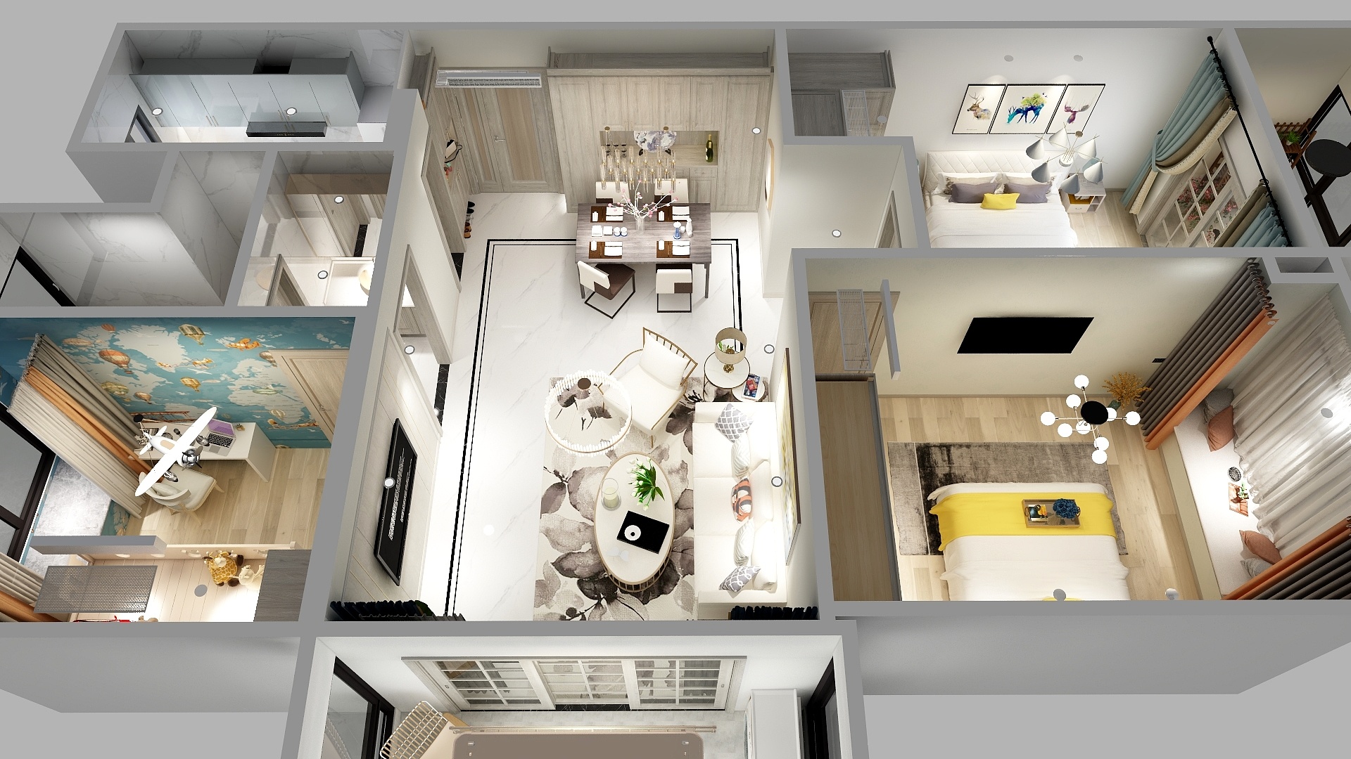 玉竹琴音-南京江北B1-装修设计方案