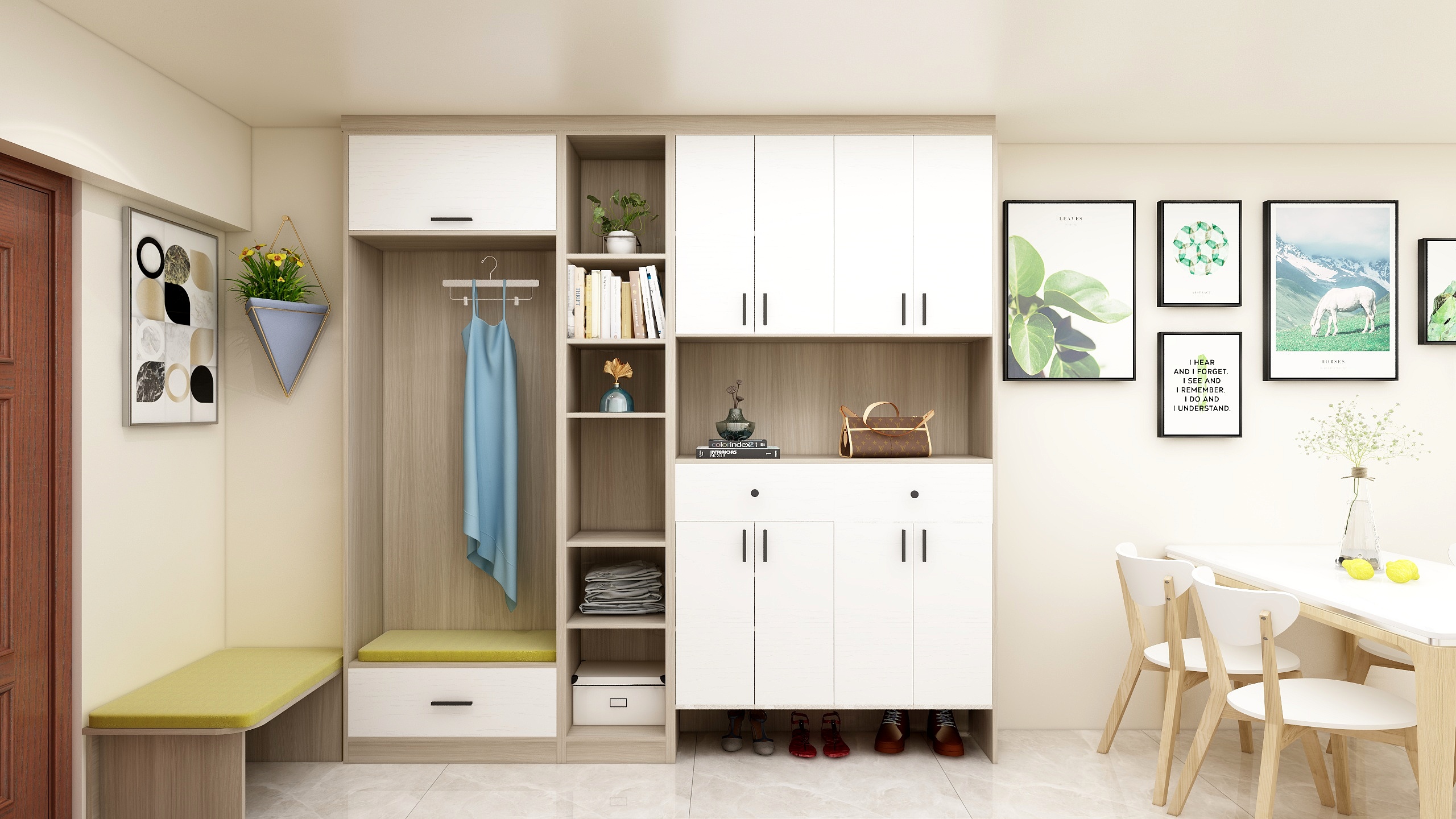 DaBai设计-宏泰四季花城LOFT一层-装修设计方案