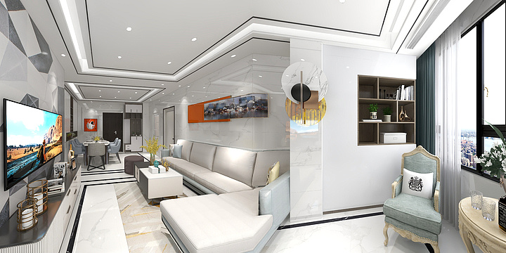 漆河兔宝宝-万豪6栋102现代-装修设计方案