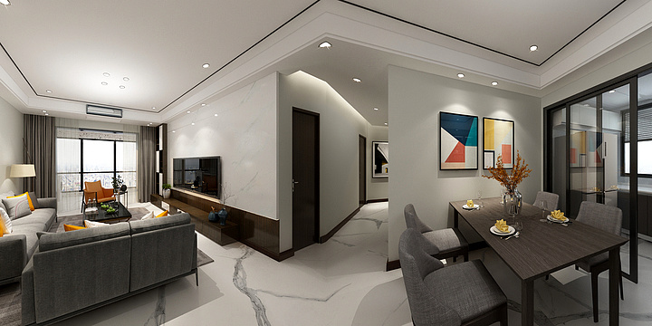 Khhmqzs-雅居乐125平-装修设计方案