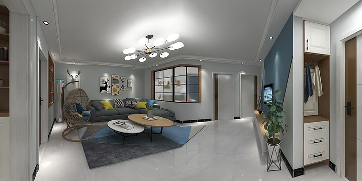 致峰装饰周玉哲-阳光新城57-4-装修设计方案