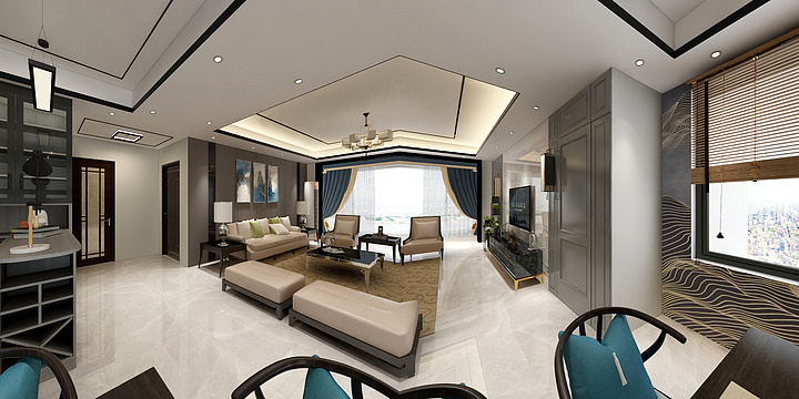 湖南男孩-诚信御园11-1503-装修设计方案