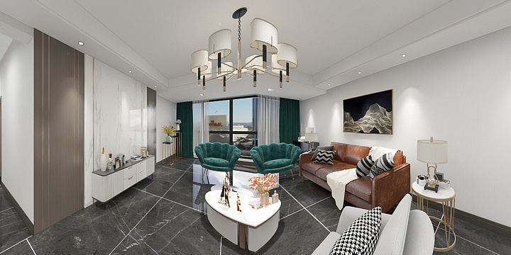 曹磊丶-西城领域现代风格-装修设计方案