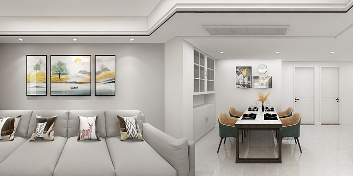 全景3D效果-大众湖滨7-1-1905-装修设计方案