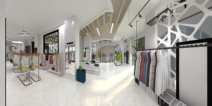 pengyuyu-爱依城服装店-装修设计方案