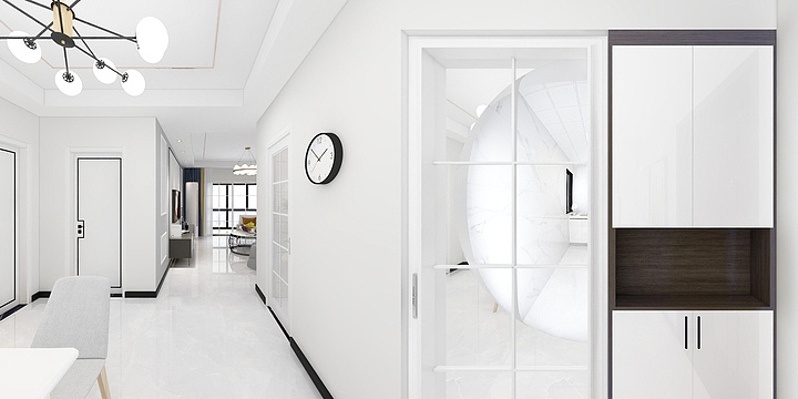 鱼跃建设装饰设计师杨荣宝-欣然南溪B区13栋602-装修设计方案