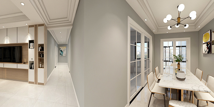 咸宁启鑫装饰-书香雅苑-装修设计方案