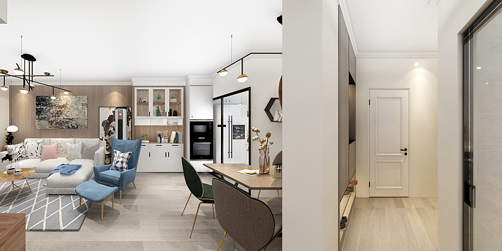 三林店-欧利君-李先生现代简约2-装修设计方案