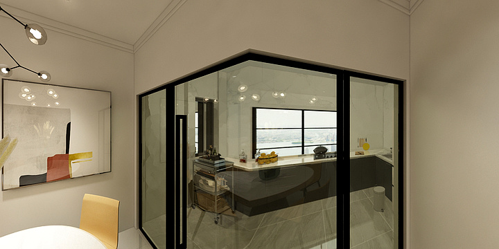 鲁鑫予-建华东苑120-装修设计方案