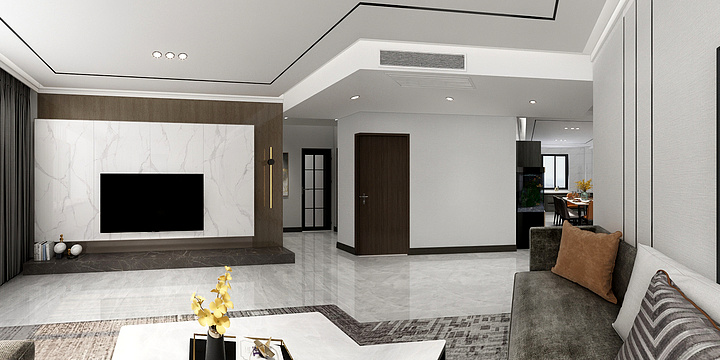 A湖北南艺装饰-金百合北区4#401-装修设计方案