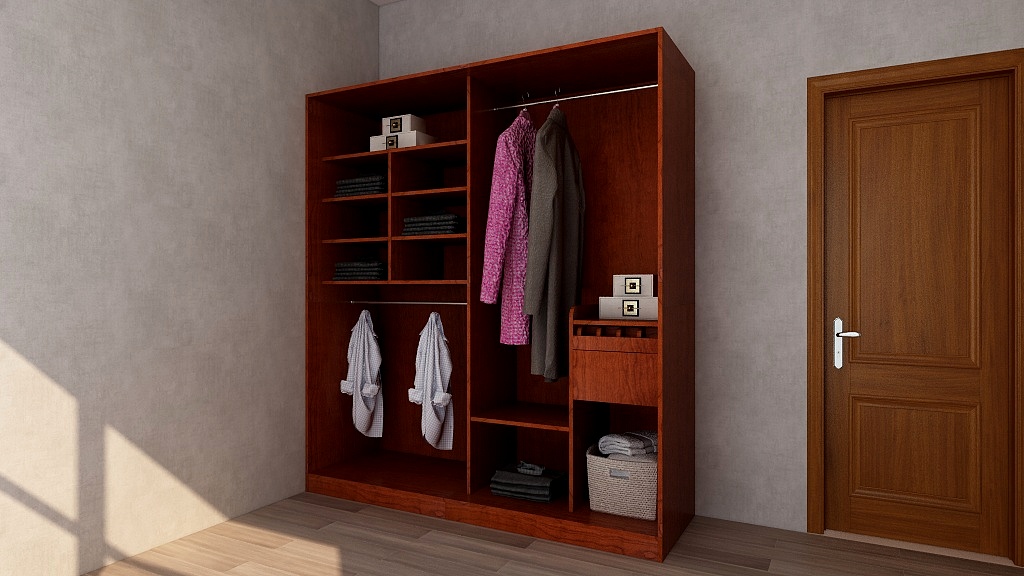 涟漪PtrO-移门衣柜（柜体图）-装修设计方案