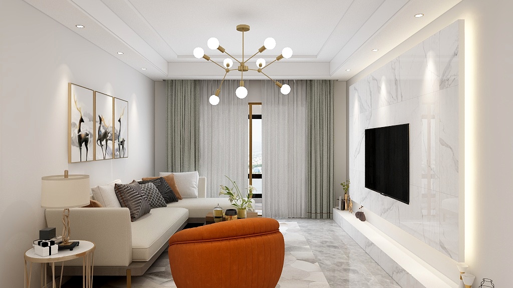 淡淡Dvoe-喜悦城（平面布置图）-现代-装修设计方案