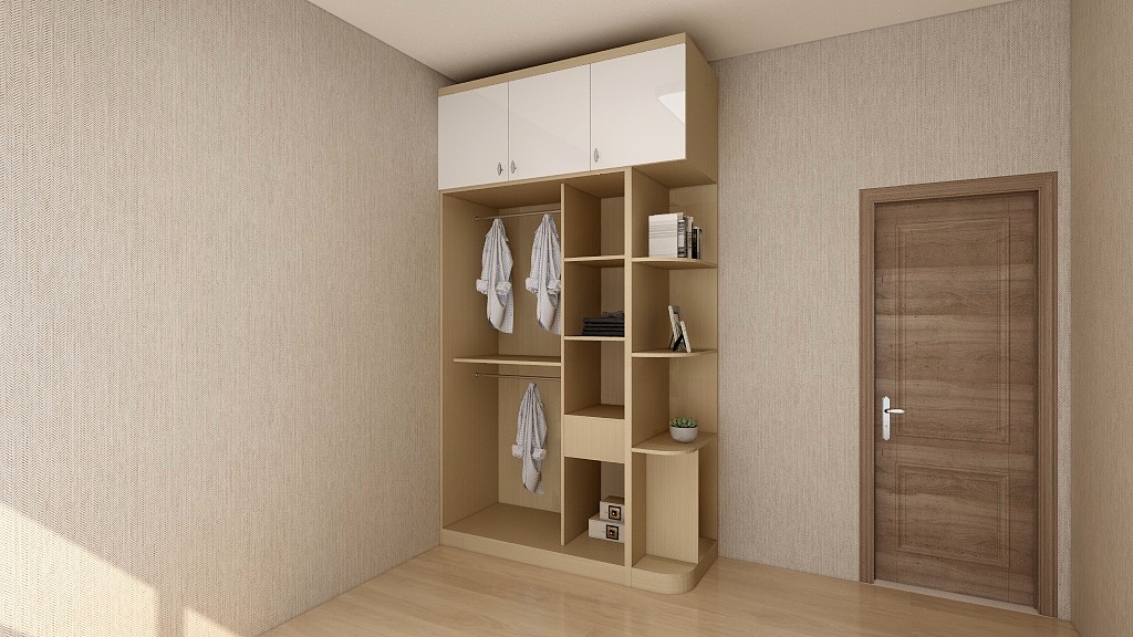 涟漪PtrO-移门衣柜（柜体图）-装修设计方案