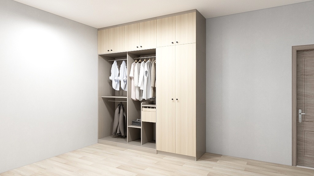 涟漪PtrO-移门衣柜（柜体图）-装修设计方案