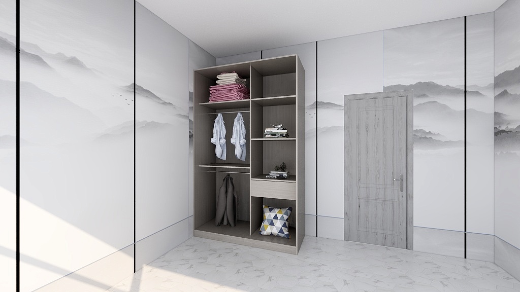 涟漪PtrO-移门衣柜（柜体图）-装修设计方案