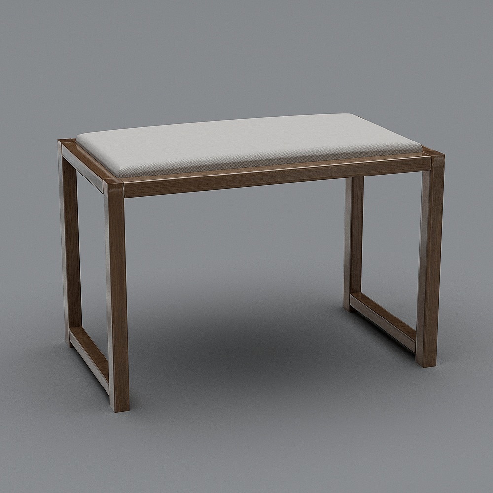 梳妆台凳3D模型