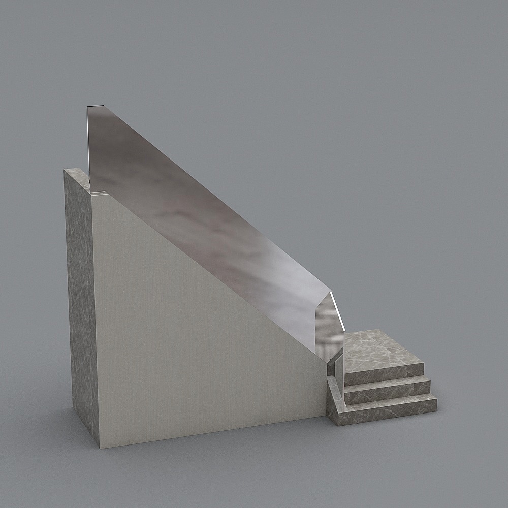 定制_楼梯3D模型