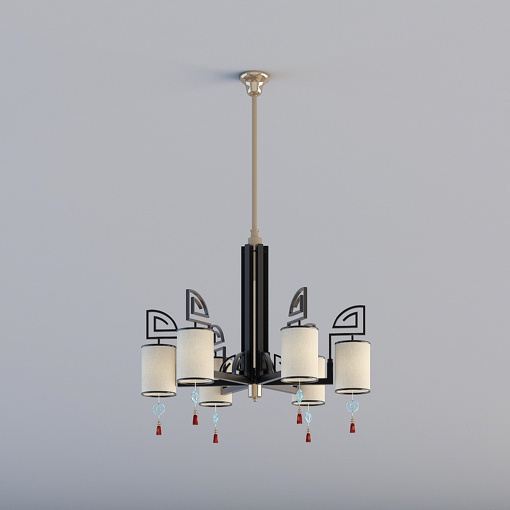 餐厅吊灯33D模型
