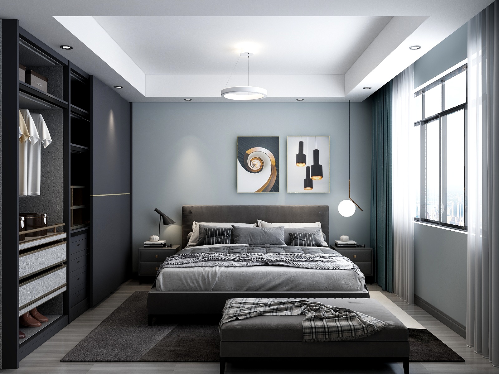 124220-220㎡现代港式四室-副本-装修设计方案