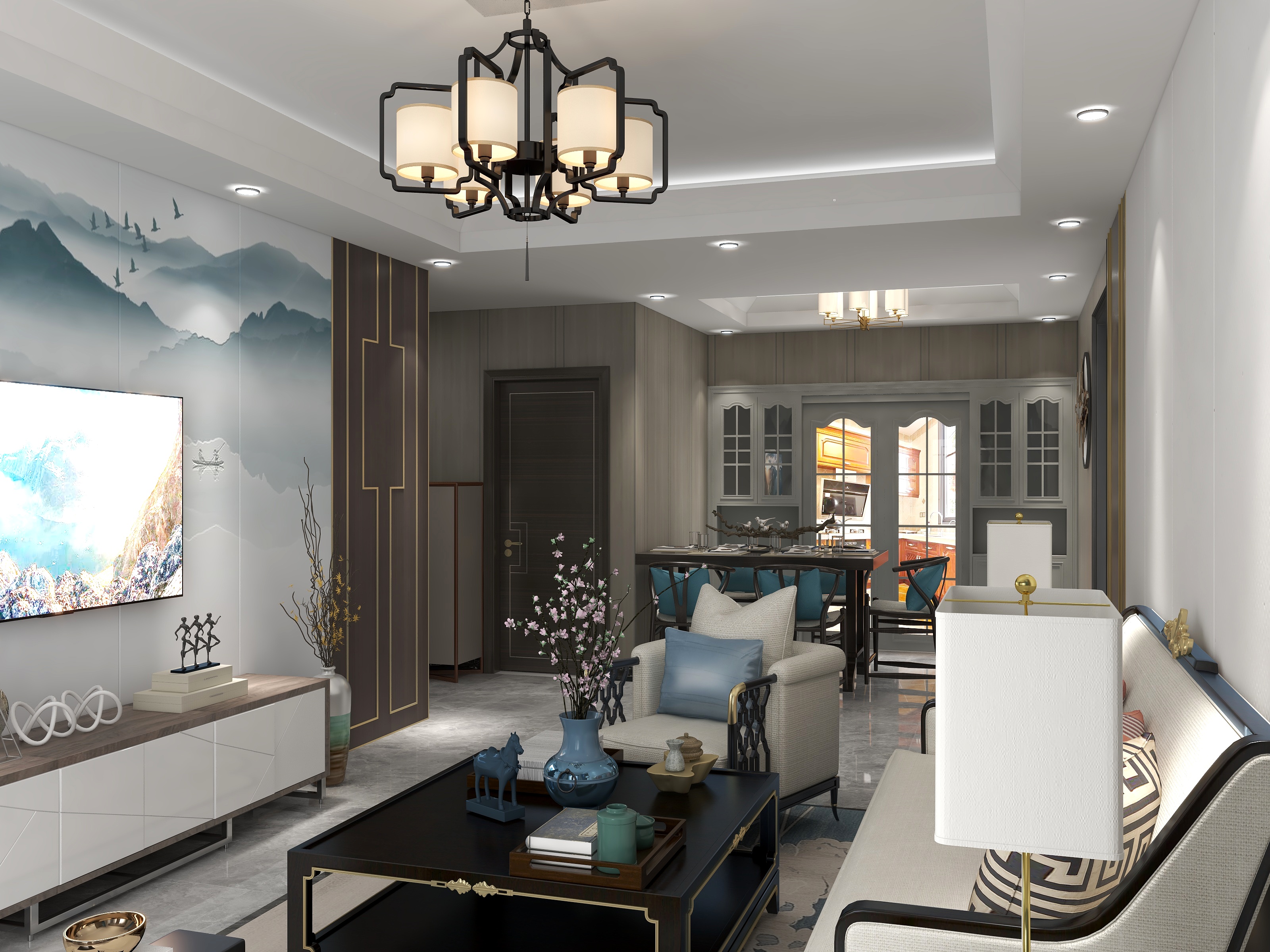 布谷鸟文化传播-（新中式）悦璟苑26栋-装修设计方案