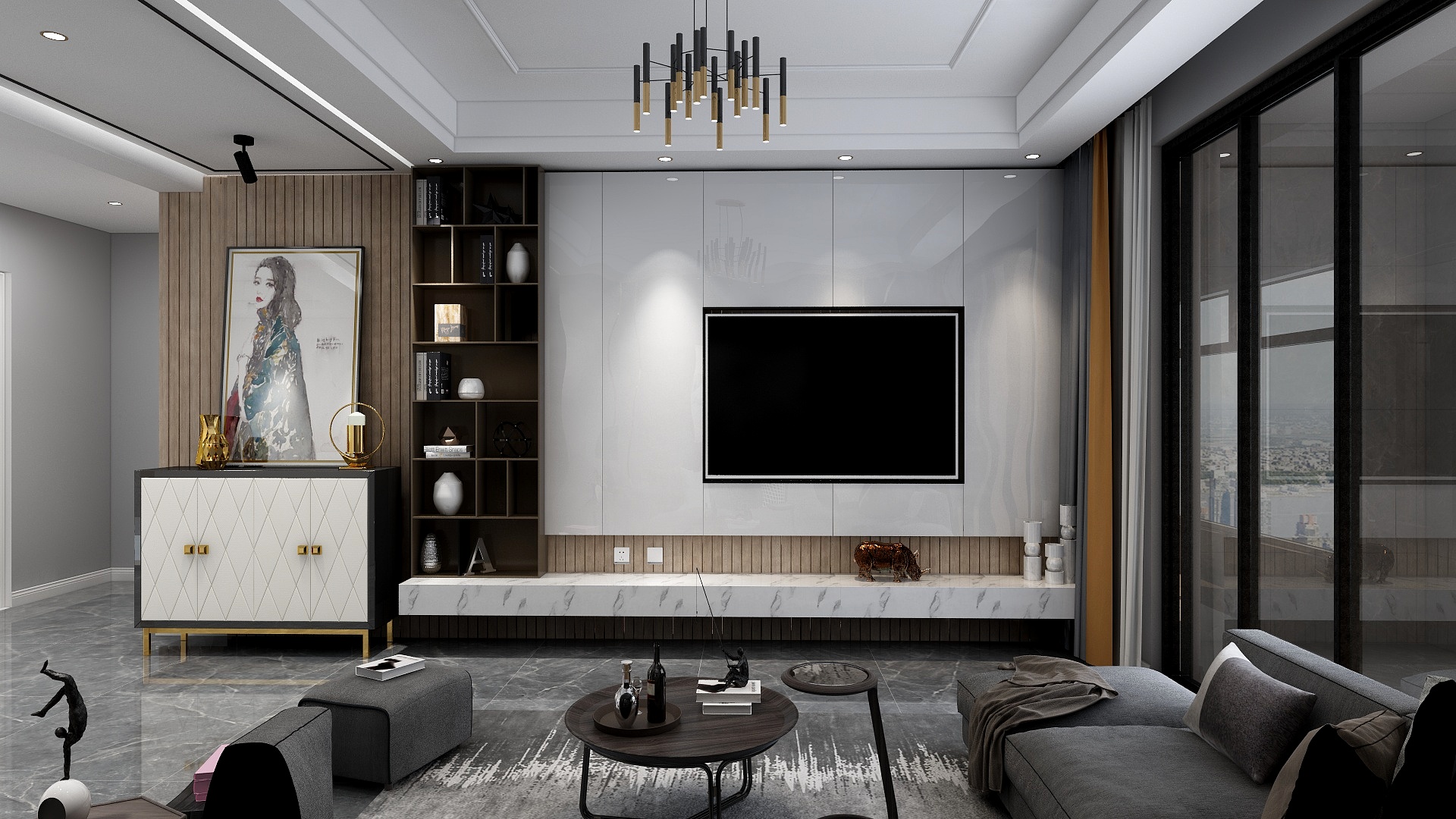 吳朙-现代风格-装修设计方案