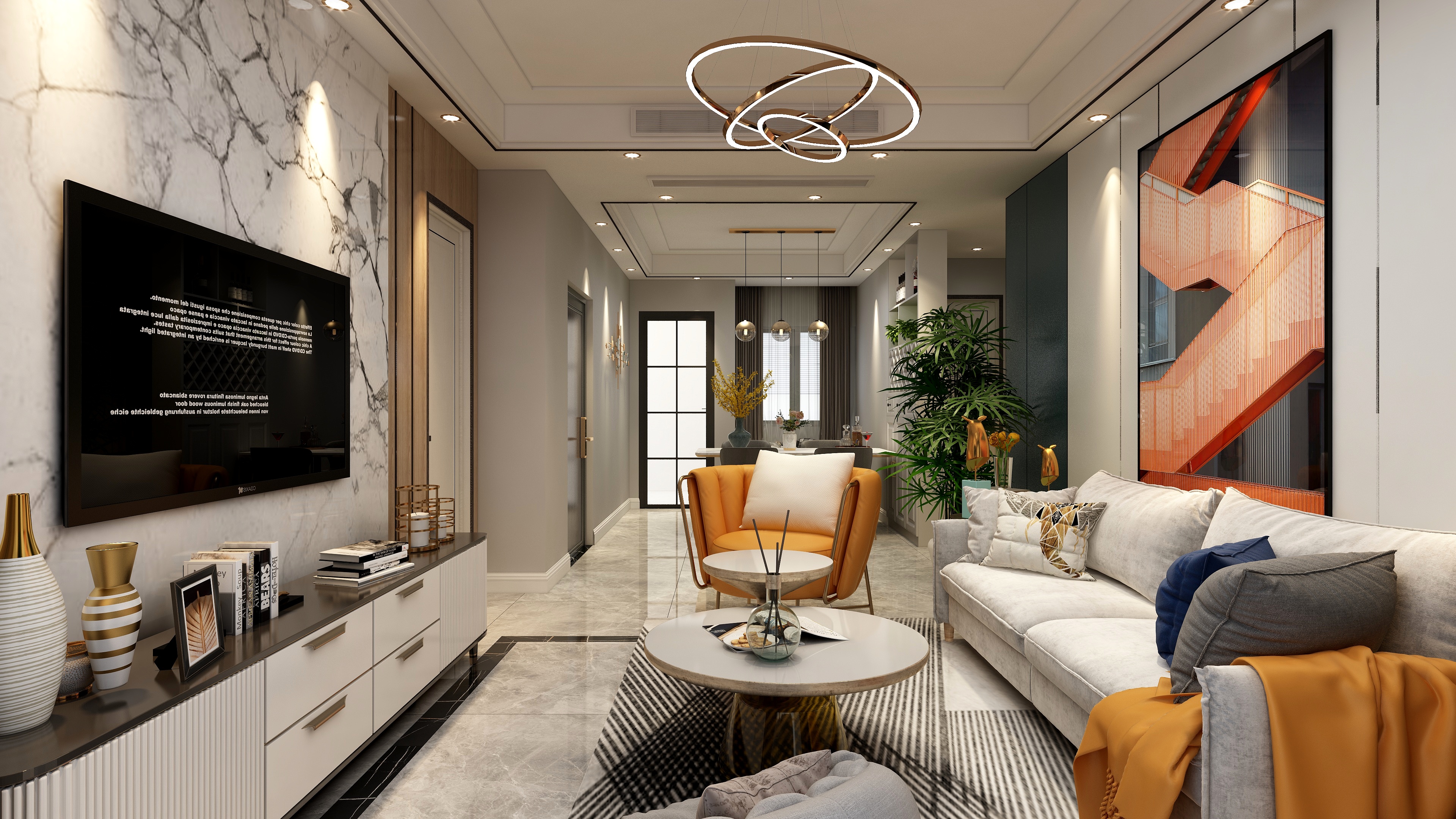 艺创新空间小管-现代轻奢-装修设计方案