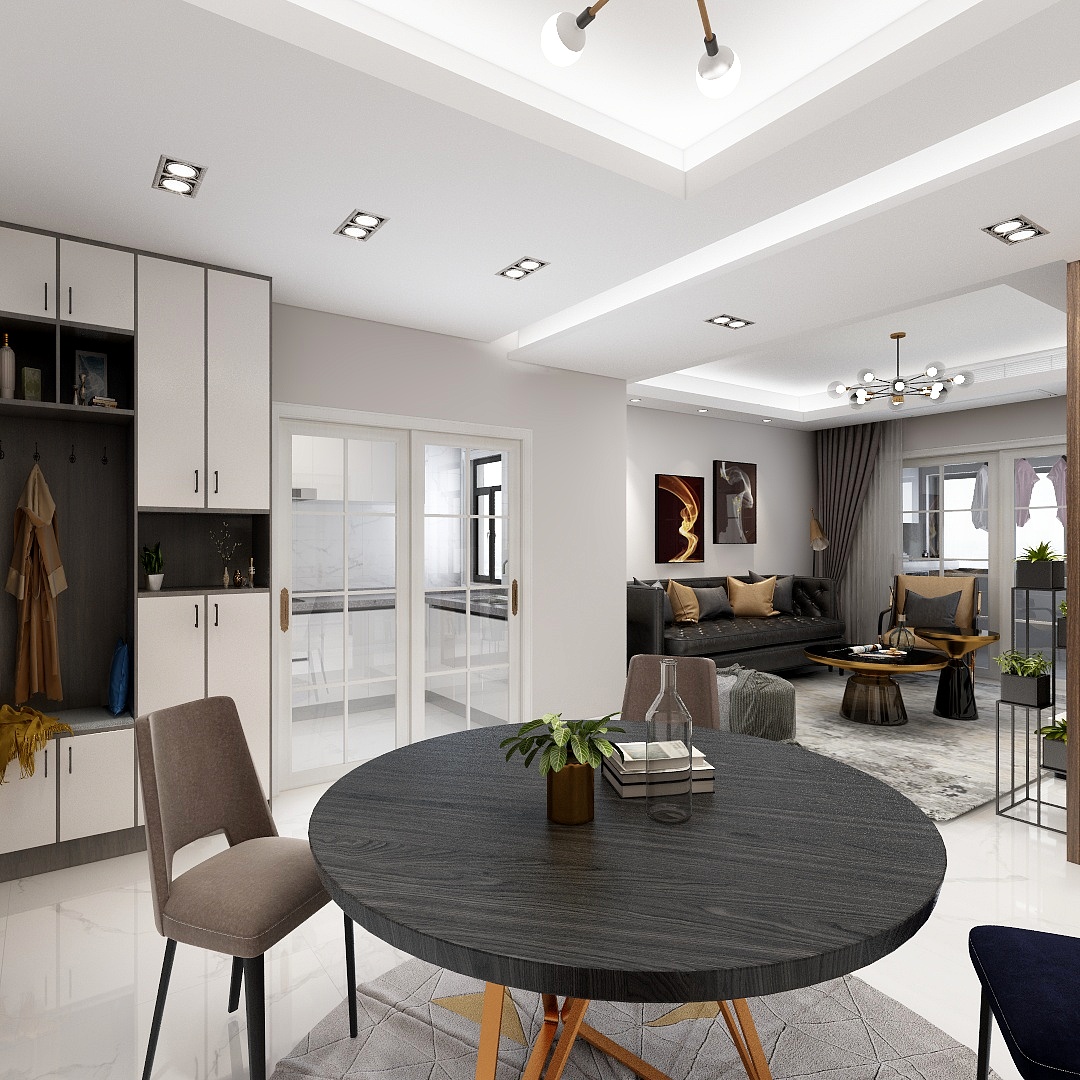 倾城倾国丨倾我心-同科汇丰国际现代风格-副本-装修设计方案