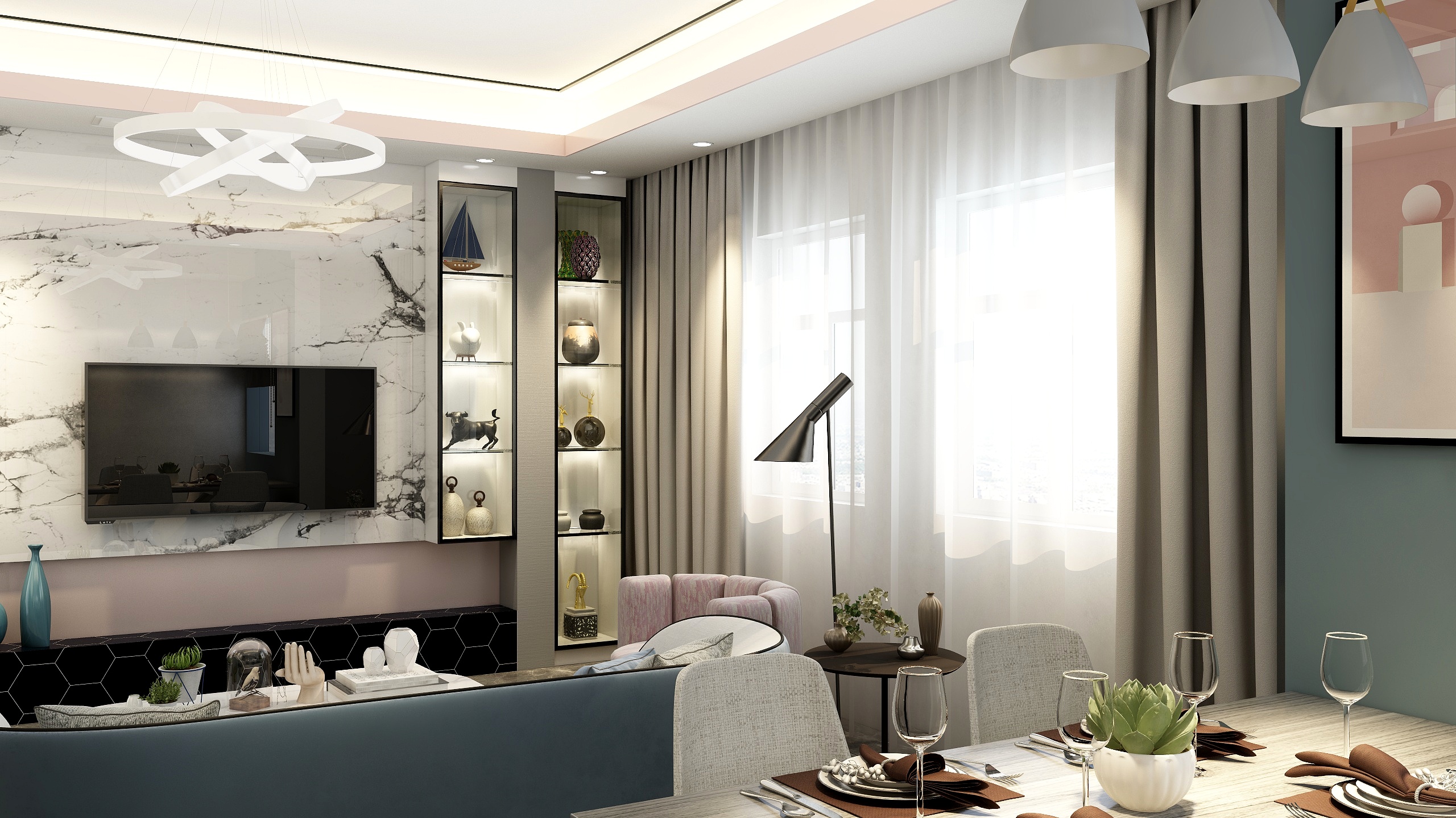 设计师阳磊-瑞和园89.50㎡B户型3室2厅1卫-装修设计方案