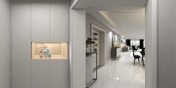 许继伟wyQN-李女士效果图-装修设计方案