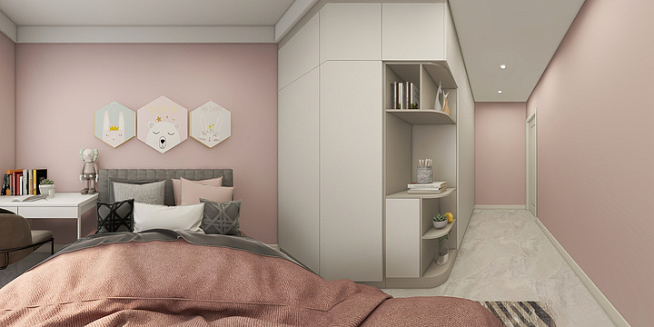 空间匠造-和睦家园11#704室135平 -装修设计方案