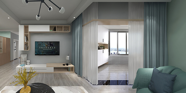 济源百居装饰-壹号城邦天玺B+-装修设计方案