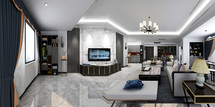 设计师魏霞9686-闻喜涑水房子150-装修设计方案