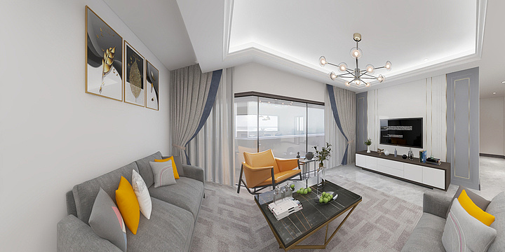 新居港装饰cezJ-中南新乐府6栋1702-装修设计方案